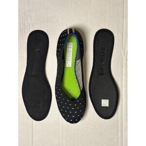 Rothy's Women's Flats Pindot Size 9.5 Recycled Materials Washable EUC